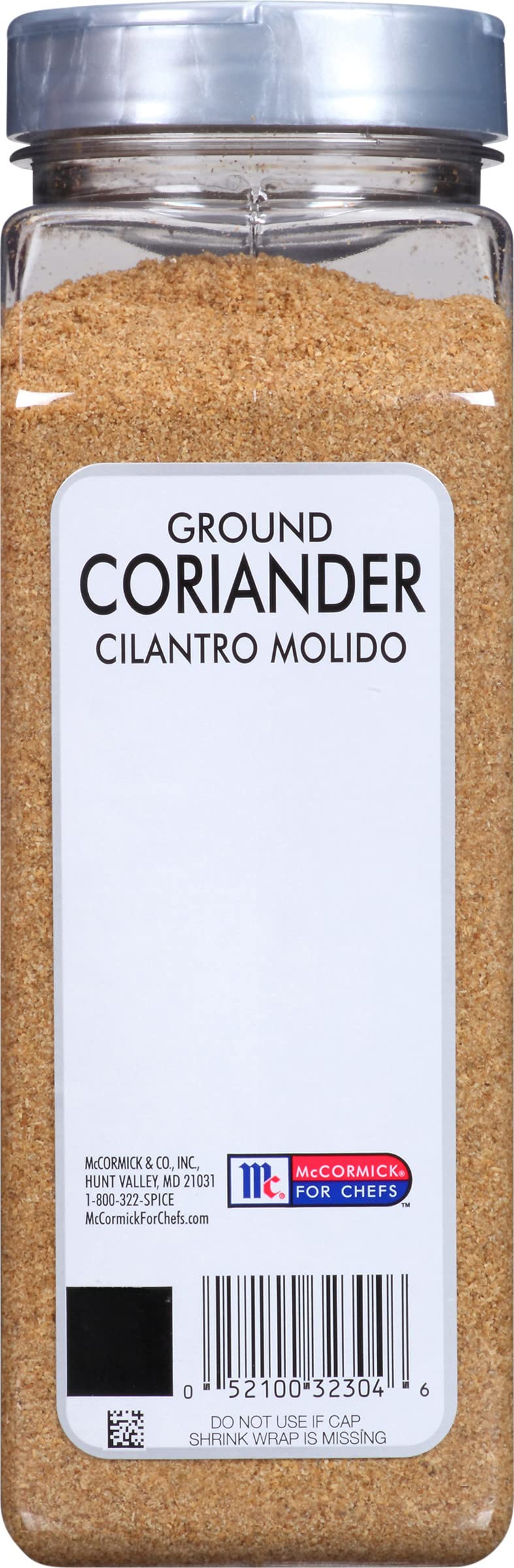 McCormick Culinary label close-up highlighting kosher and no added MSG benefit