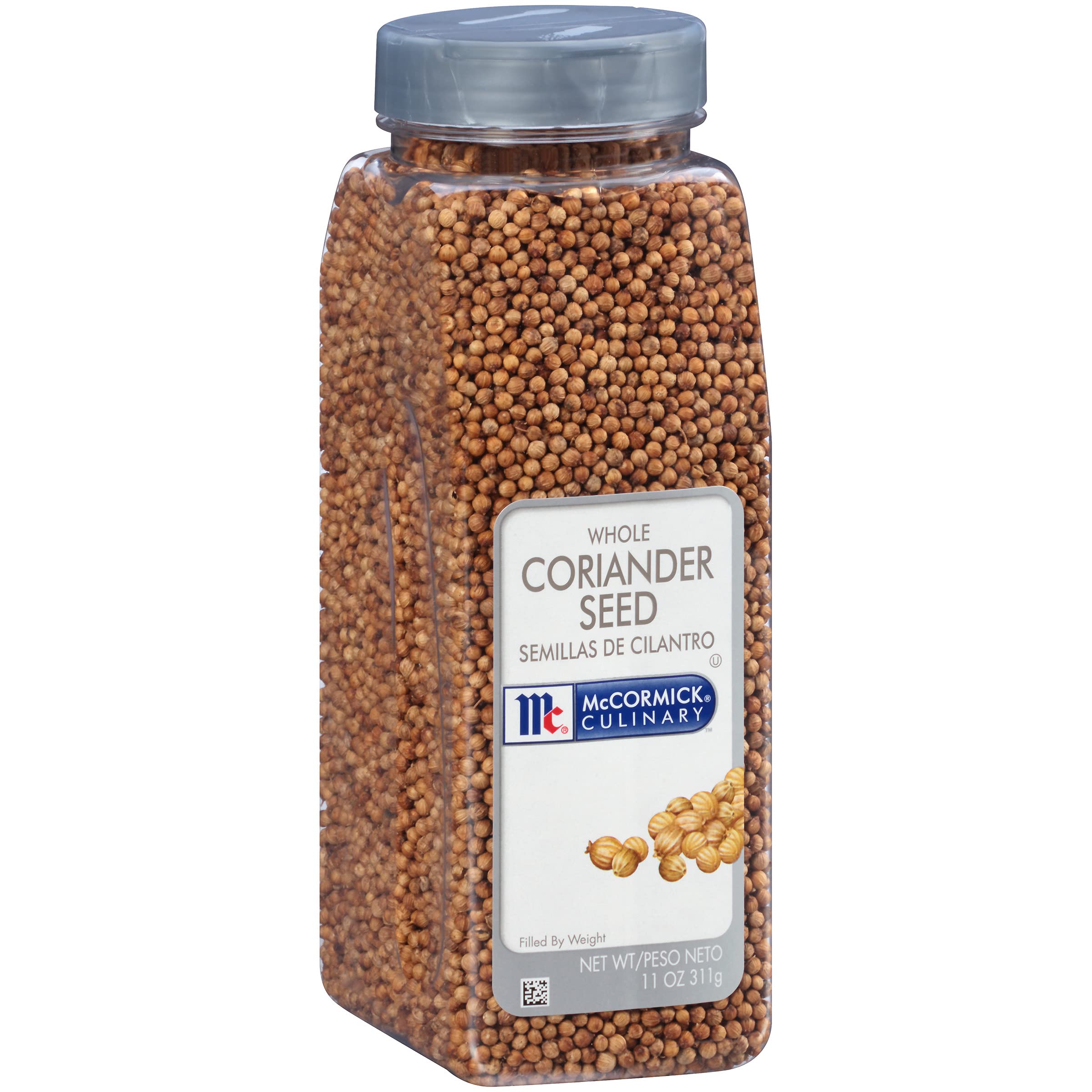 McCormick Culinary front packaging showing 11 oz container and easy-dispense features