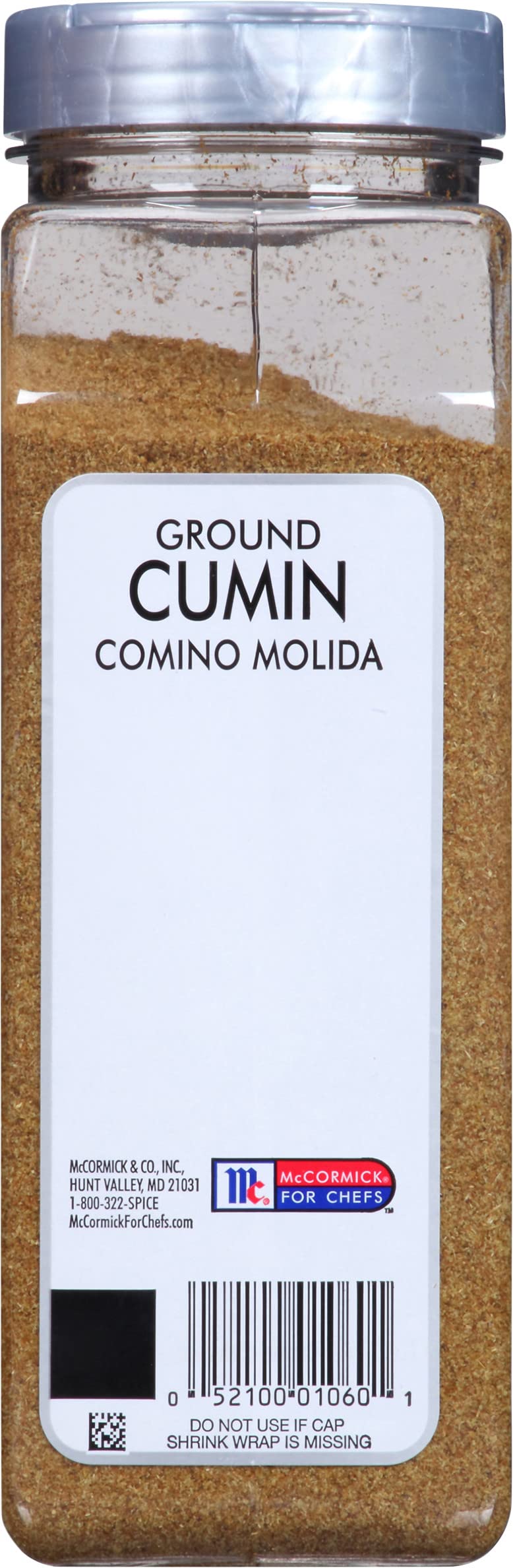 McCormick Culinary ground cumin in a professional kitchen setting showing chef usage