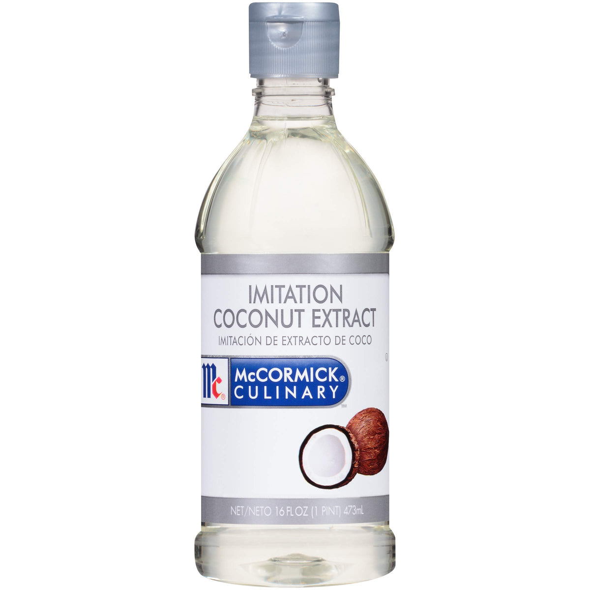 McCormick Culinary bottle front view showing coconut extract benefits for baking