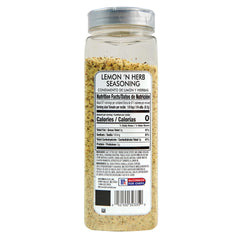 McCormick Culinary hinged lid open to show shaker and spoon access benefit