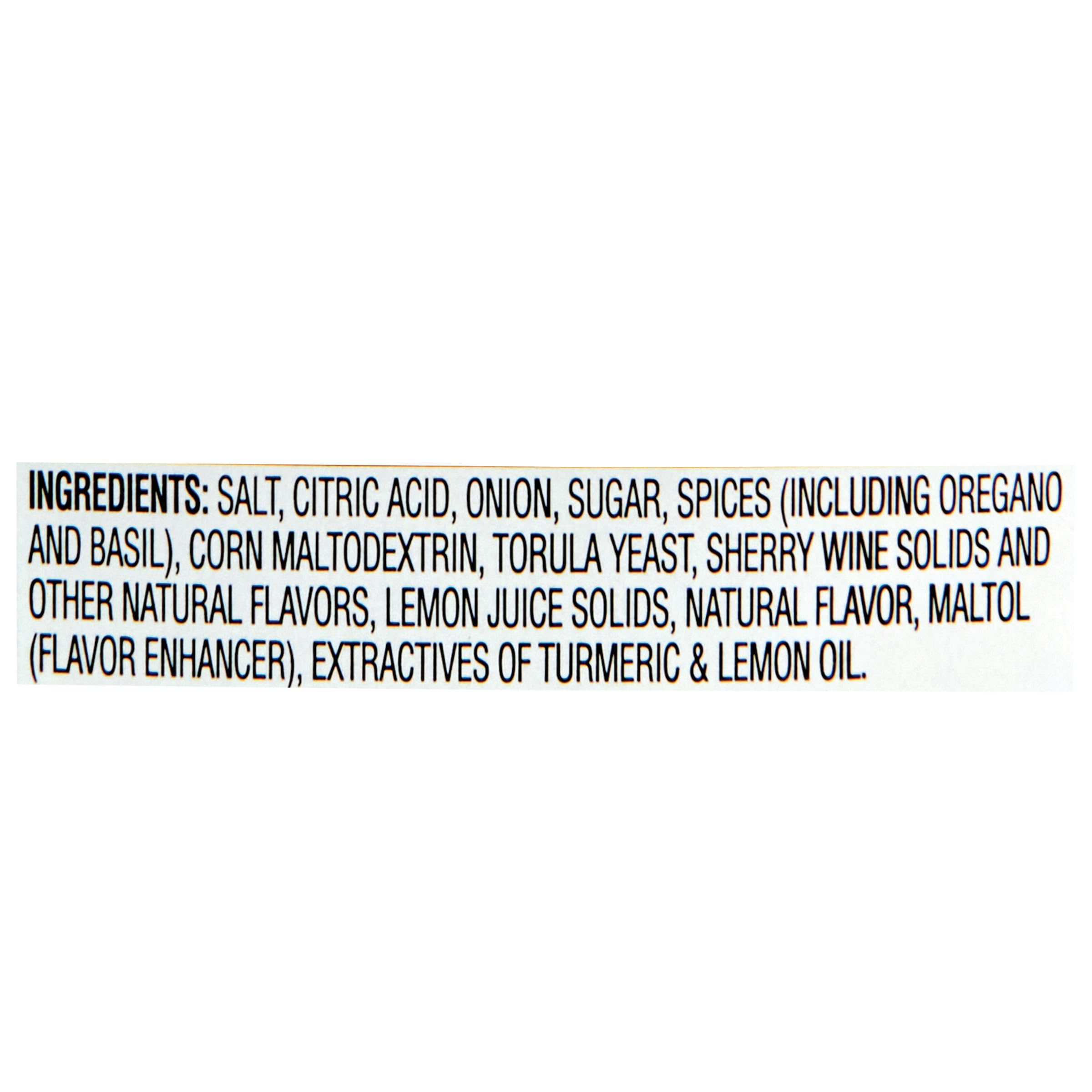 McCormick Culinary ingredients label highlighting no added MSG advantage