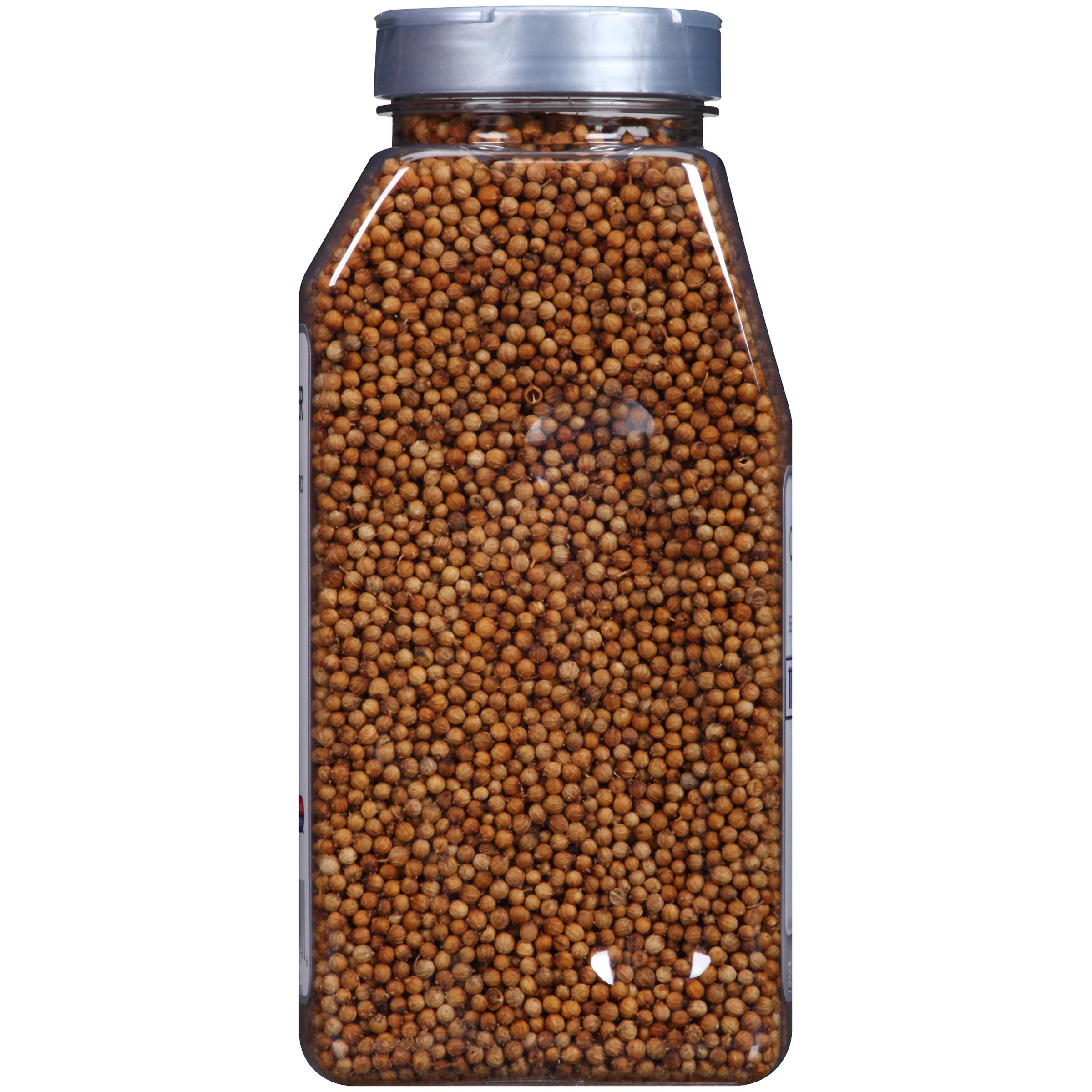 McCormick Culinary seeds beside a scale showing 11-ounce size for volume needs