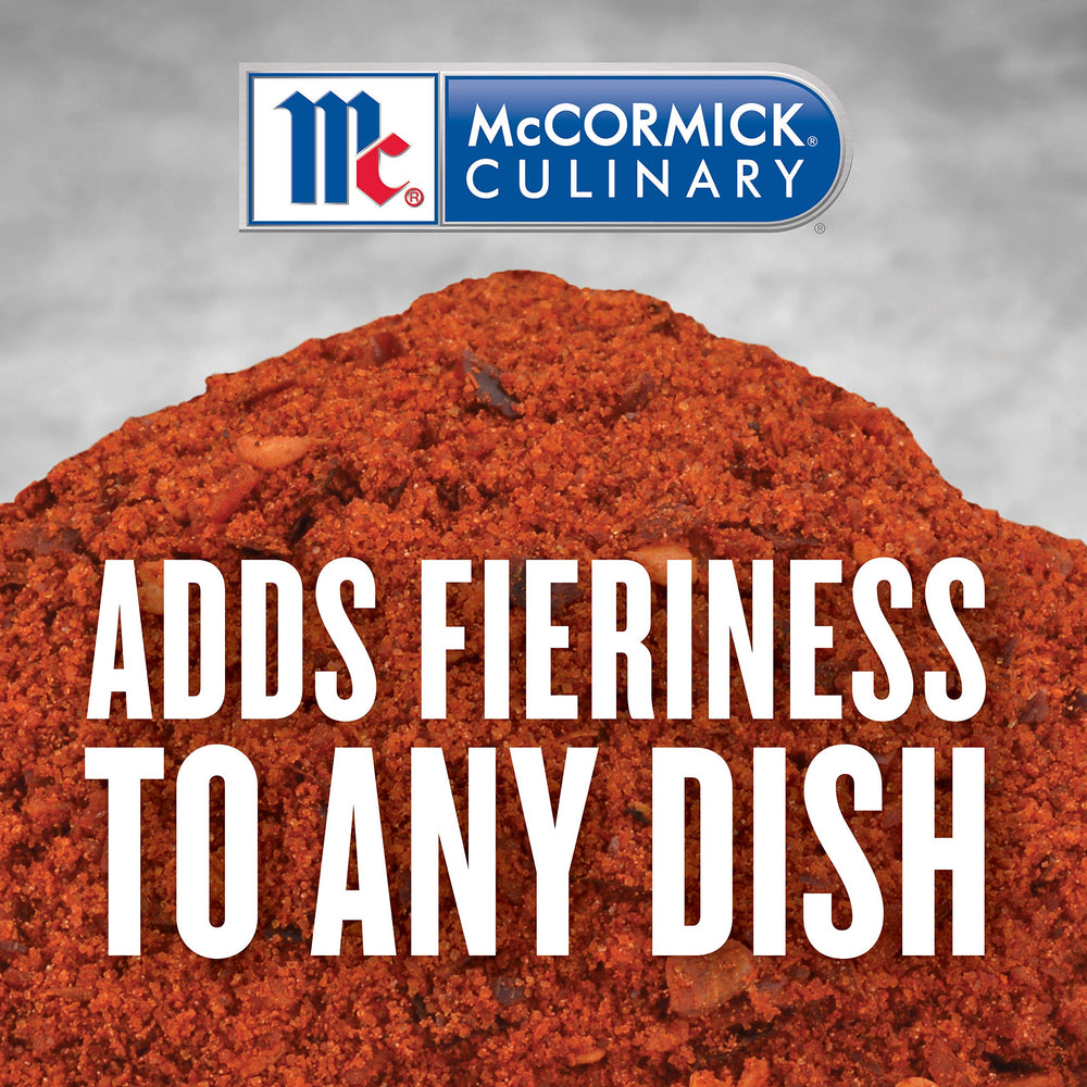McCormick Culinary powder texture close-up highlighting vibrant color and uniform grind benefit