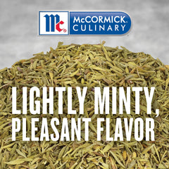 McCormick Culinary thyme on measuring spoon demonstrating portion control benefit