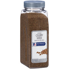 McCormick Culinary front packaging shows 16 oz bulk container and clear label benefit