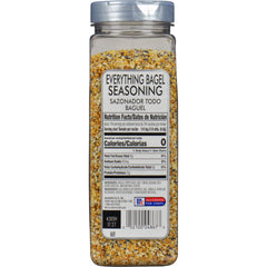 McCormick Culinary open container with seasoning spilling, convenient bulk refill