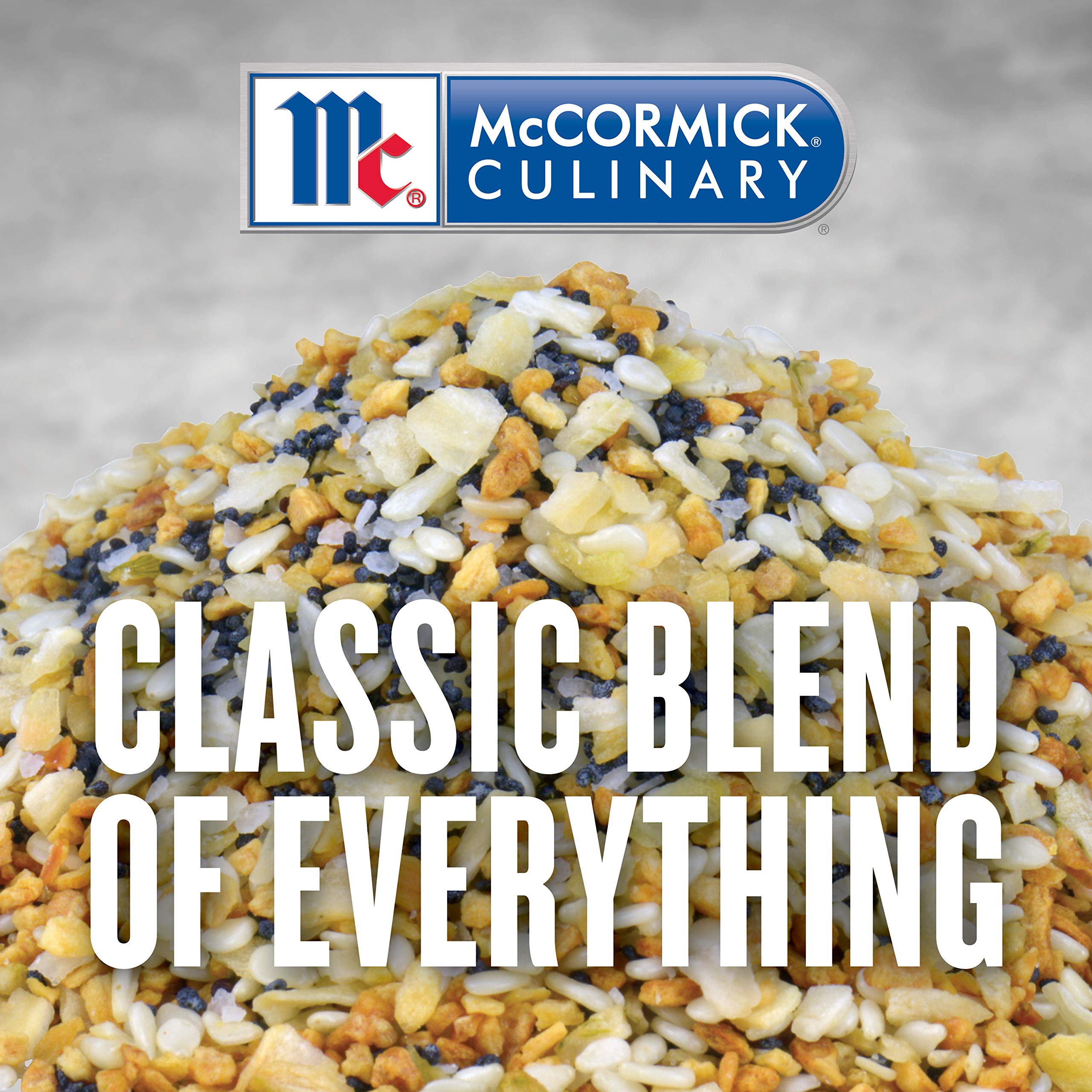 McCormick Culinary close-up of poppy and sesame seeds highlighting crunchy texture