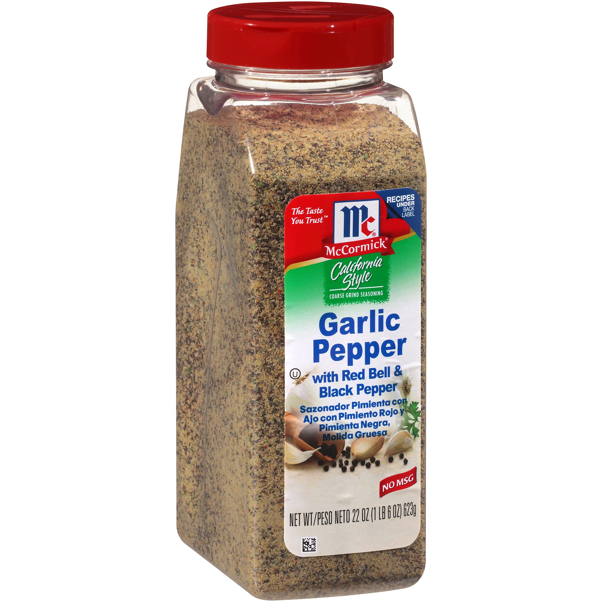 McCormick front label bottle showing product name and size, easy pantry identification