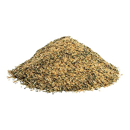 Small bowl of McCormick seasoning with herbs and orange peel illustrating fresh ingredients