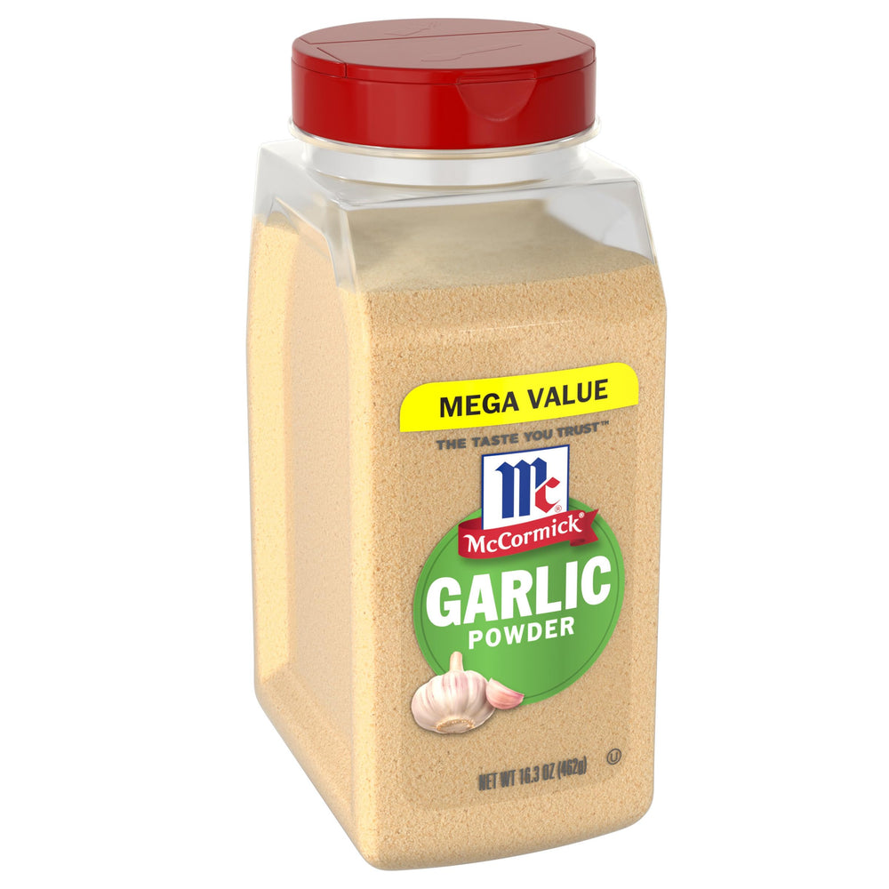 McCormick front packaging showing large 16.3 oz bottle and clear label benefit
