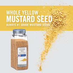 McCormick Culinary mortar and pestle grinding seeds for fresh homemade mustard
