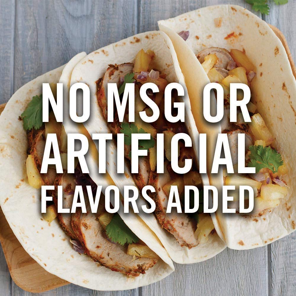 McCormick seasoning sprinkled on chili bowl enhancing bold flavor
