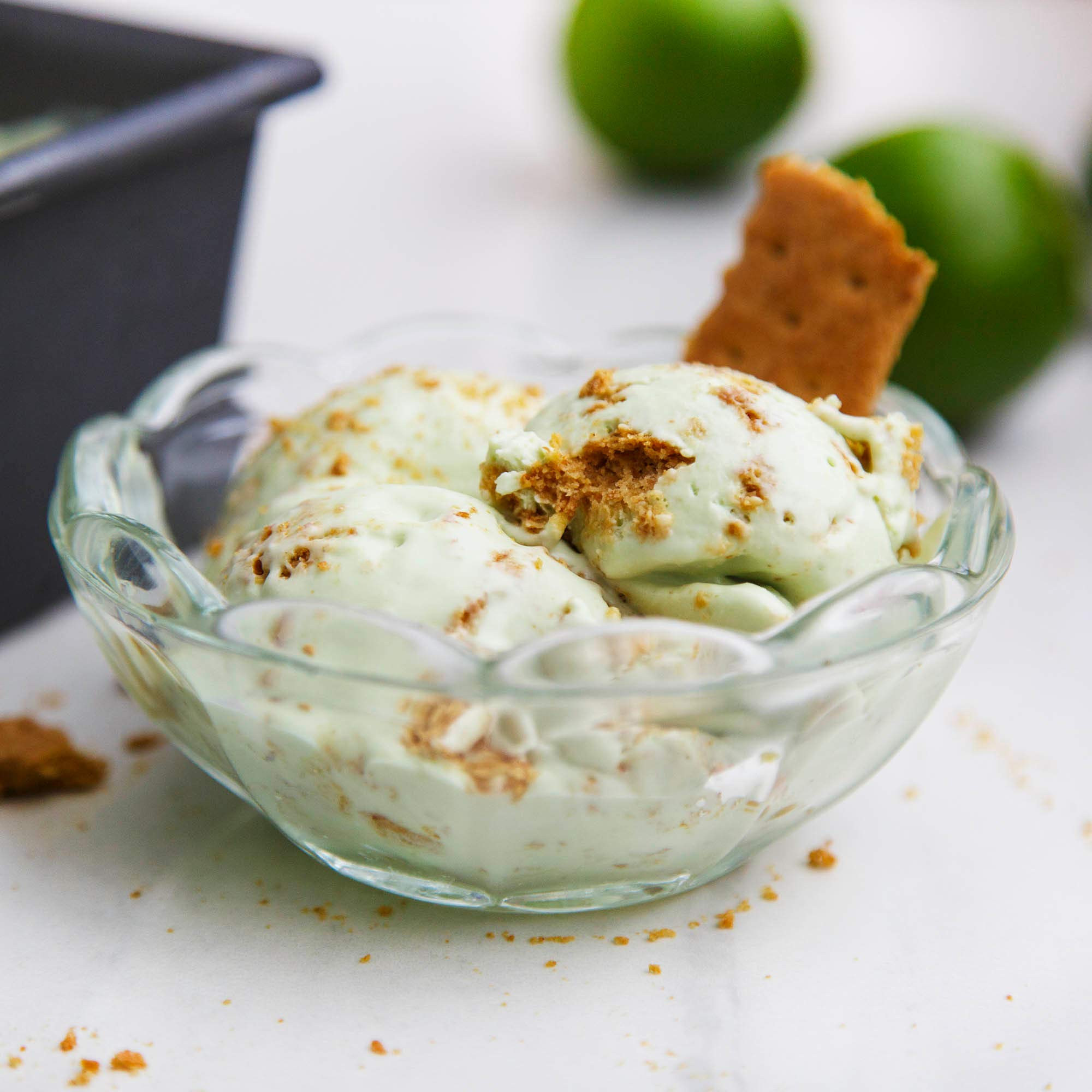 McCormick extract beside a lime cheesecake showcasing bright citrus finishing touch