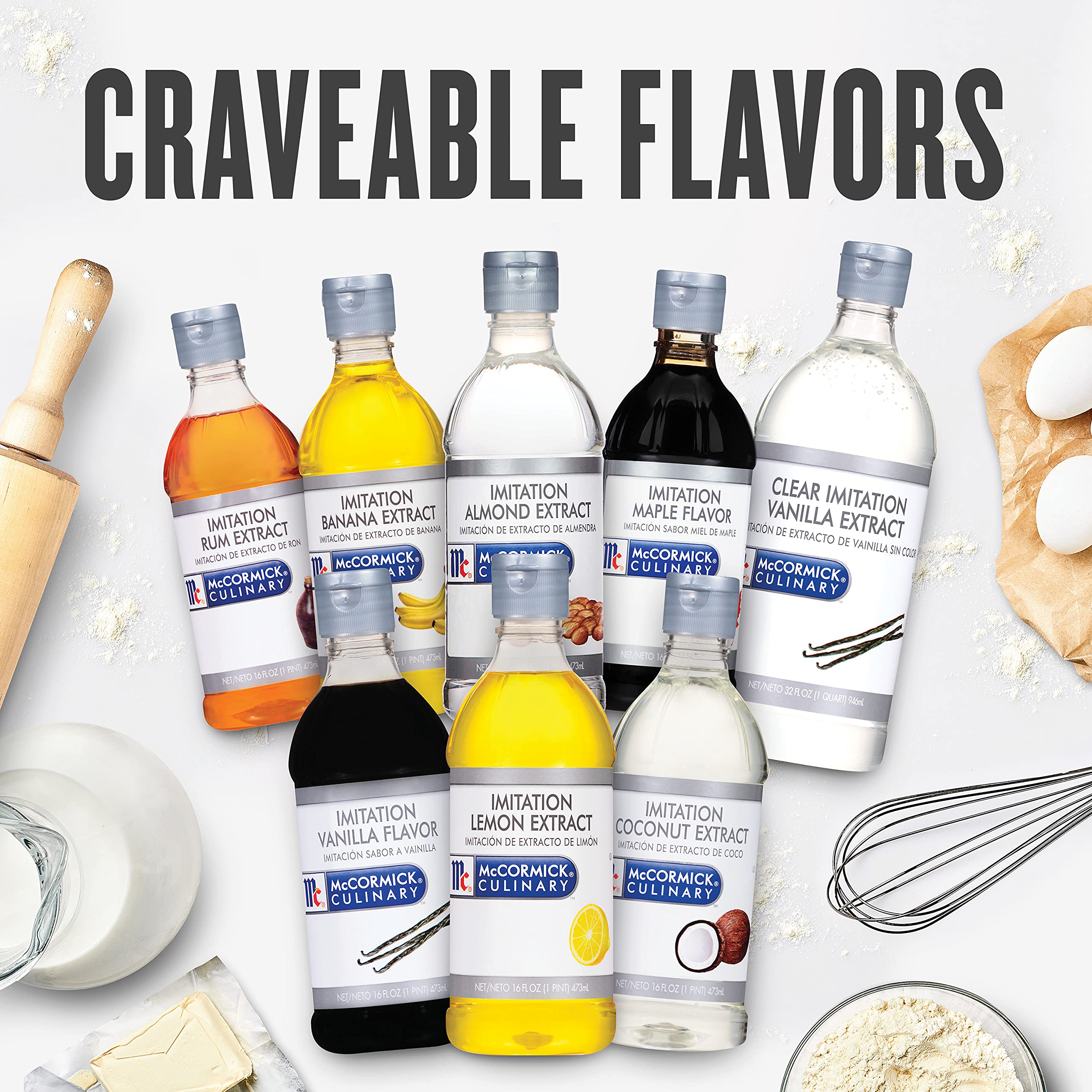 McCormick Culinary close-up of liquid maple extract color highlighting rich tone