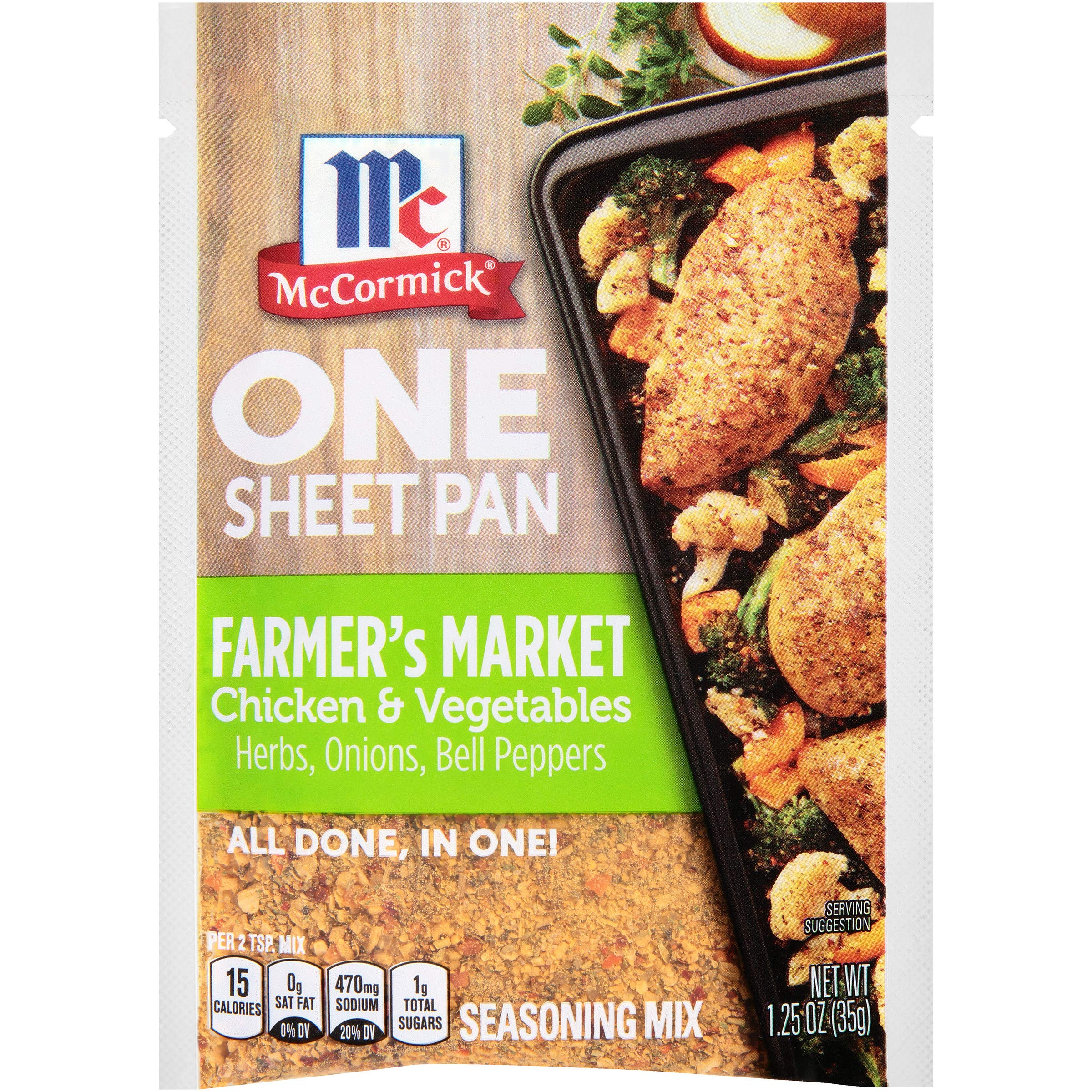 McCormick ONE front package shot showing clear branding and quick meal convenience