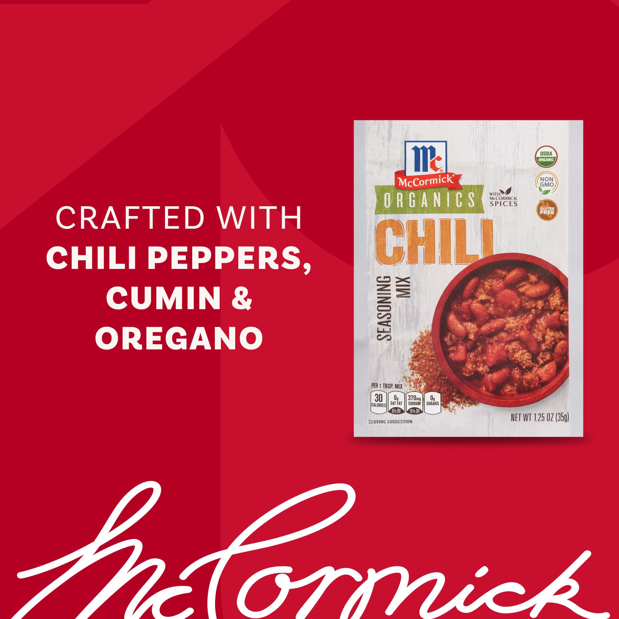 McCormick seasoning pack in a home kitchen lifestyle scene for meal inspiration