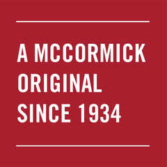 McCormick label close-up highlighting brand and spice blend for clarity