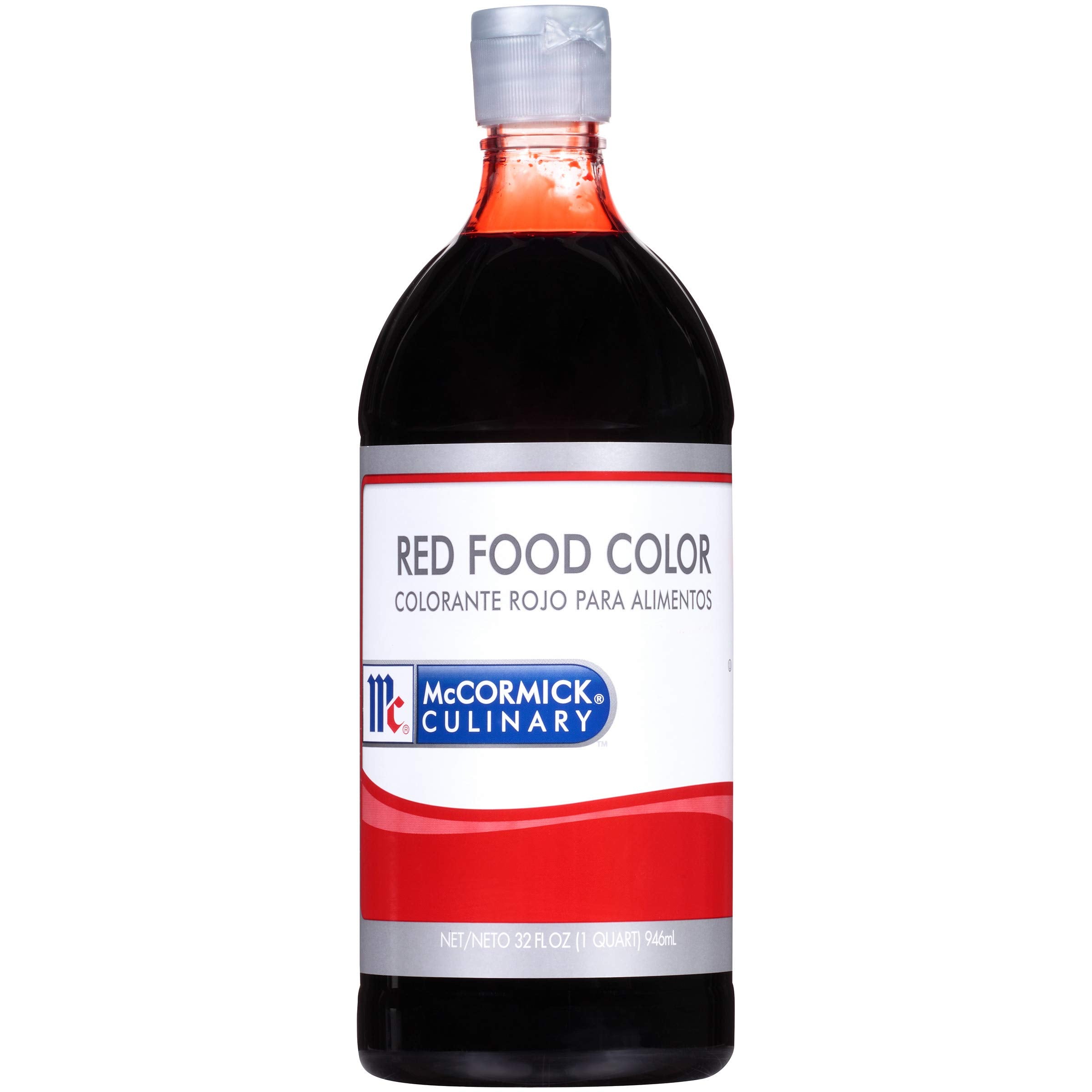 McCormick Culinary front label showing product and vibrant red color benefits