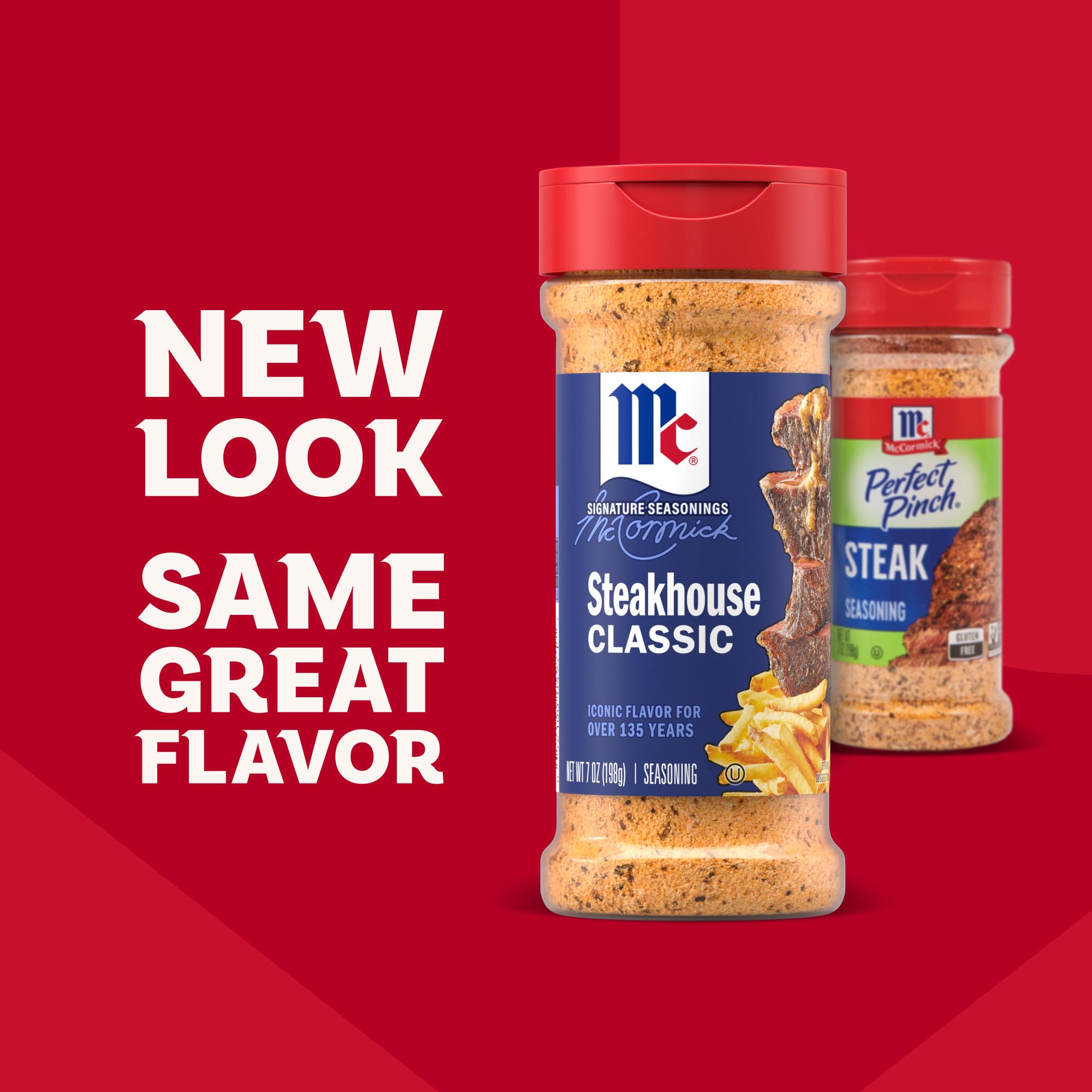 McCormick seasoning being poured for easy, controlled application