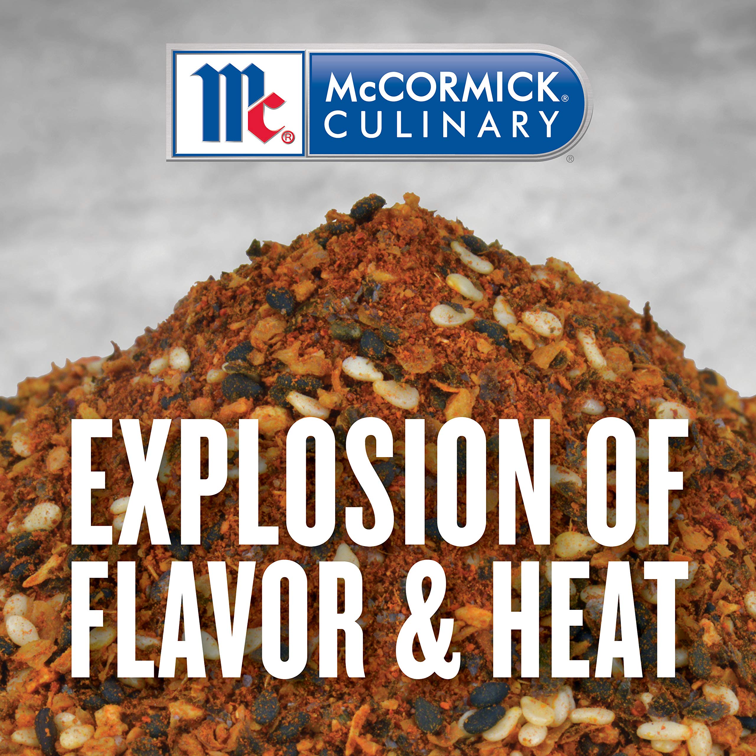 McCormick Culinary shaker top and spoon options illustrating easy professional use