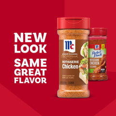 Close-up texture of McCormick seasoning blend highlighting balanced spices