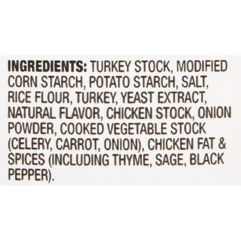 McCormick turkey gravy on a holiday table with turkey and sides, ready‑to‑serve convenience