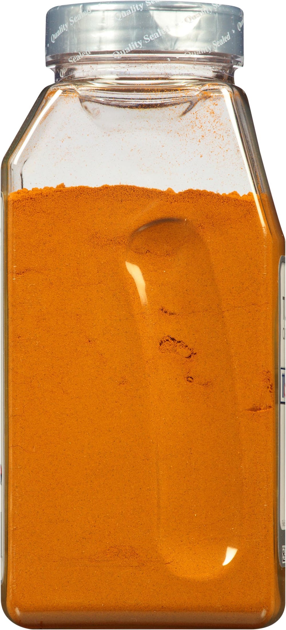 McCormick Culinary turmeric blended with spices overhead showing mixability benefit