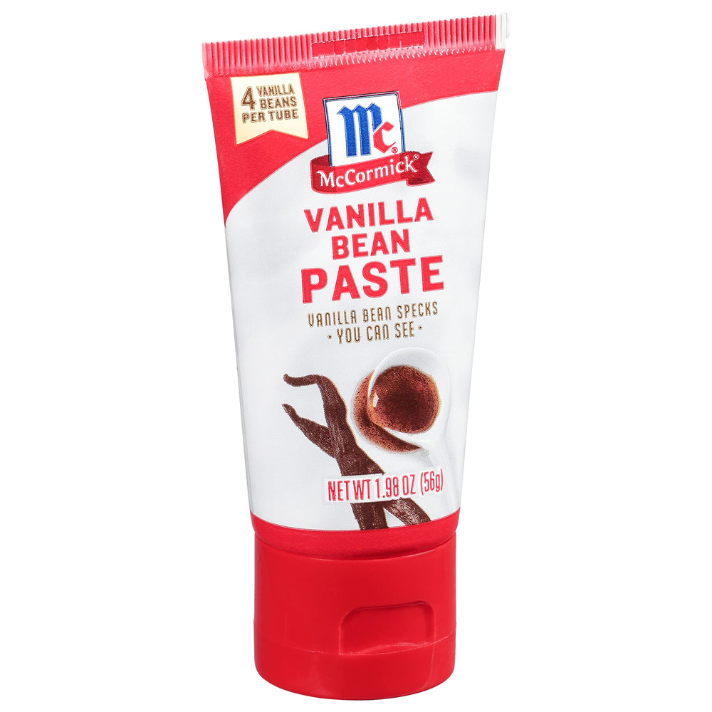 McCormick tube front label showing product and brand, aids quick identification
