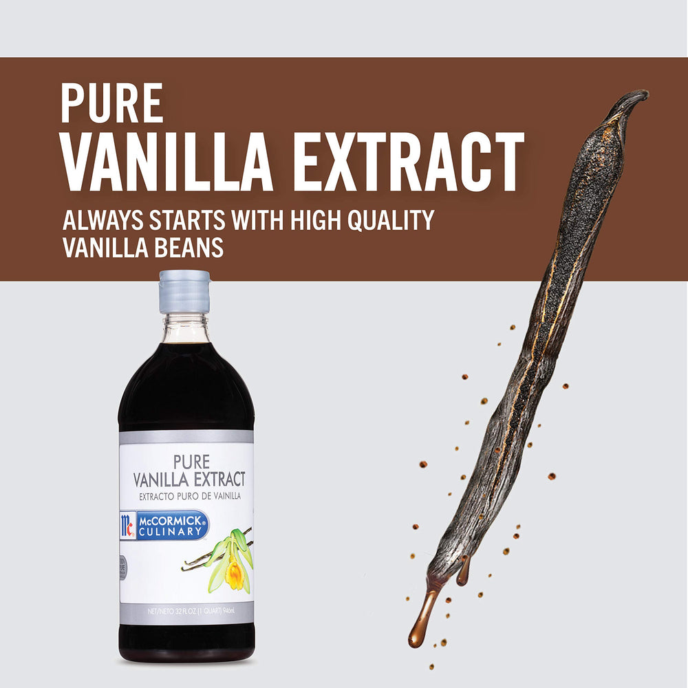 McCormick Culinary extract measured with spoon, highlighting consistent dosing for recipes