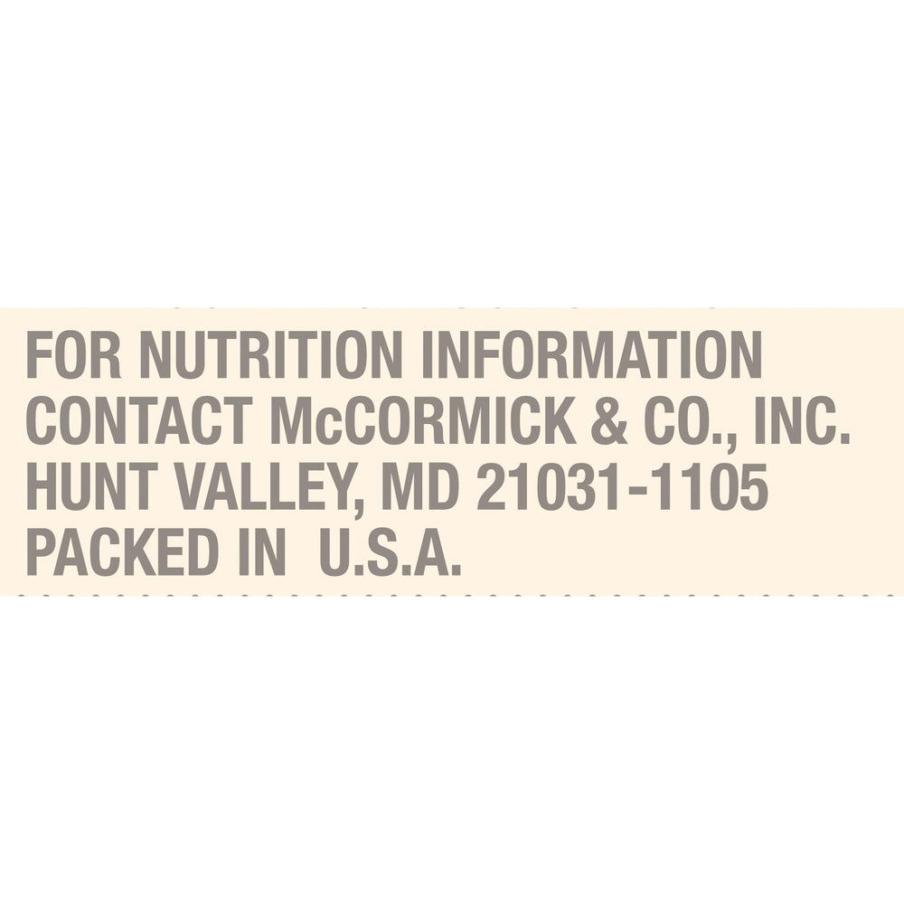 McCormick variety pack next to a ruler showing compact pantry-friendly size
