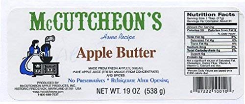 McCutcheon's apple butter spread on toast, adds rich apple flavor