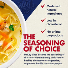 Mc Kay's seasoning sprinkled on roasted chicken to boost savory flavor