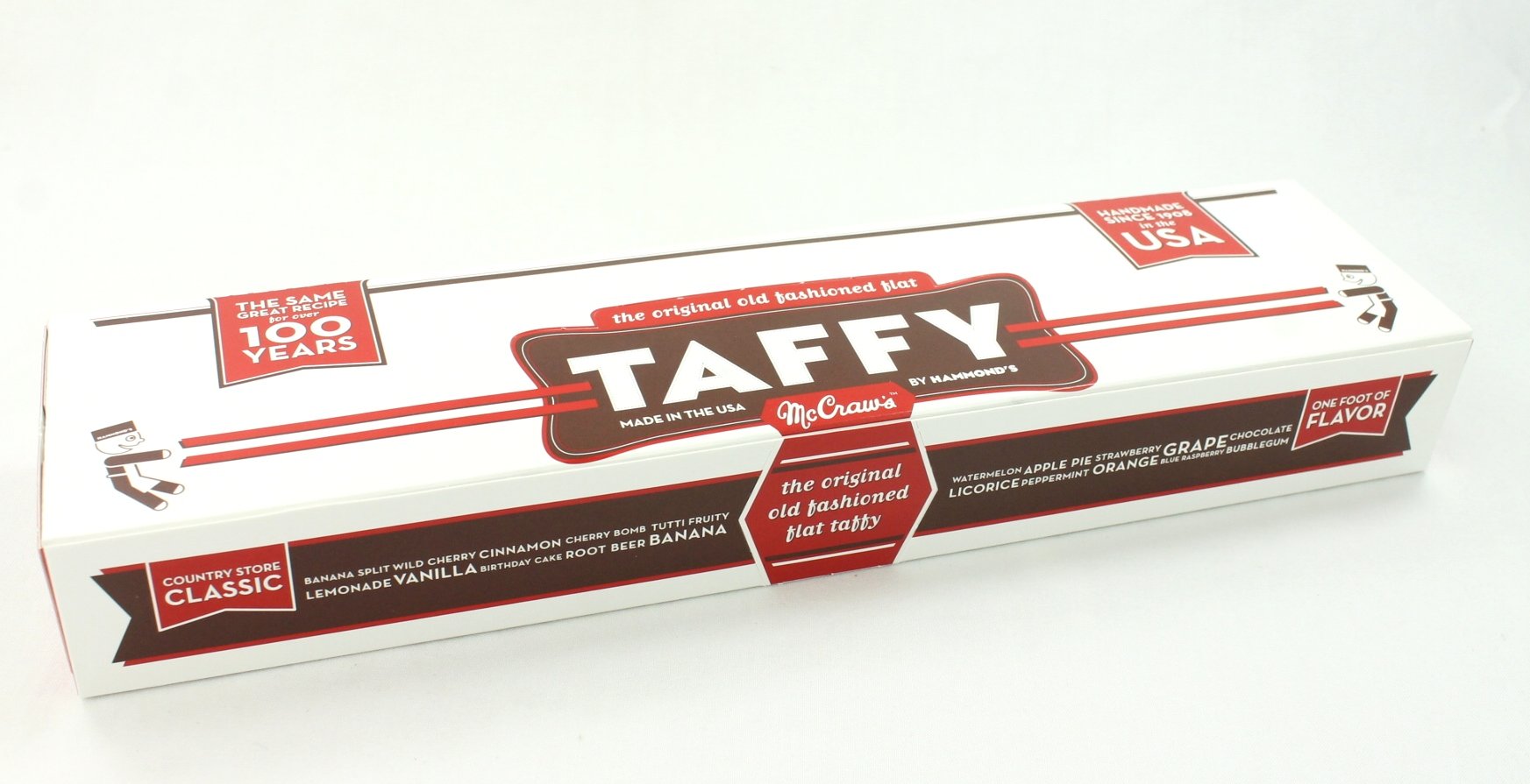 McCraw's close-up texture of flat taffy revealing chewy consistency