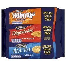 McVitie's front pack view showing assorted biscuits and gift-ready appeal