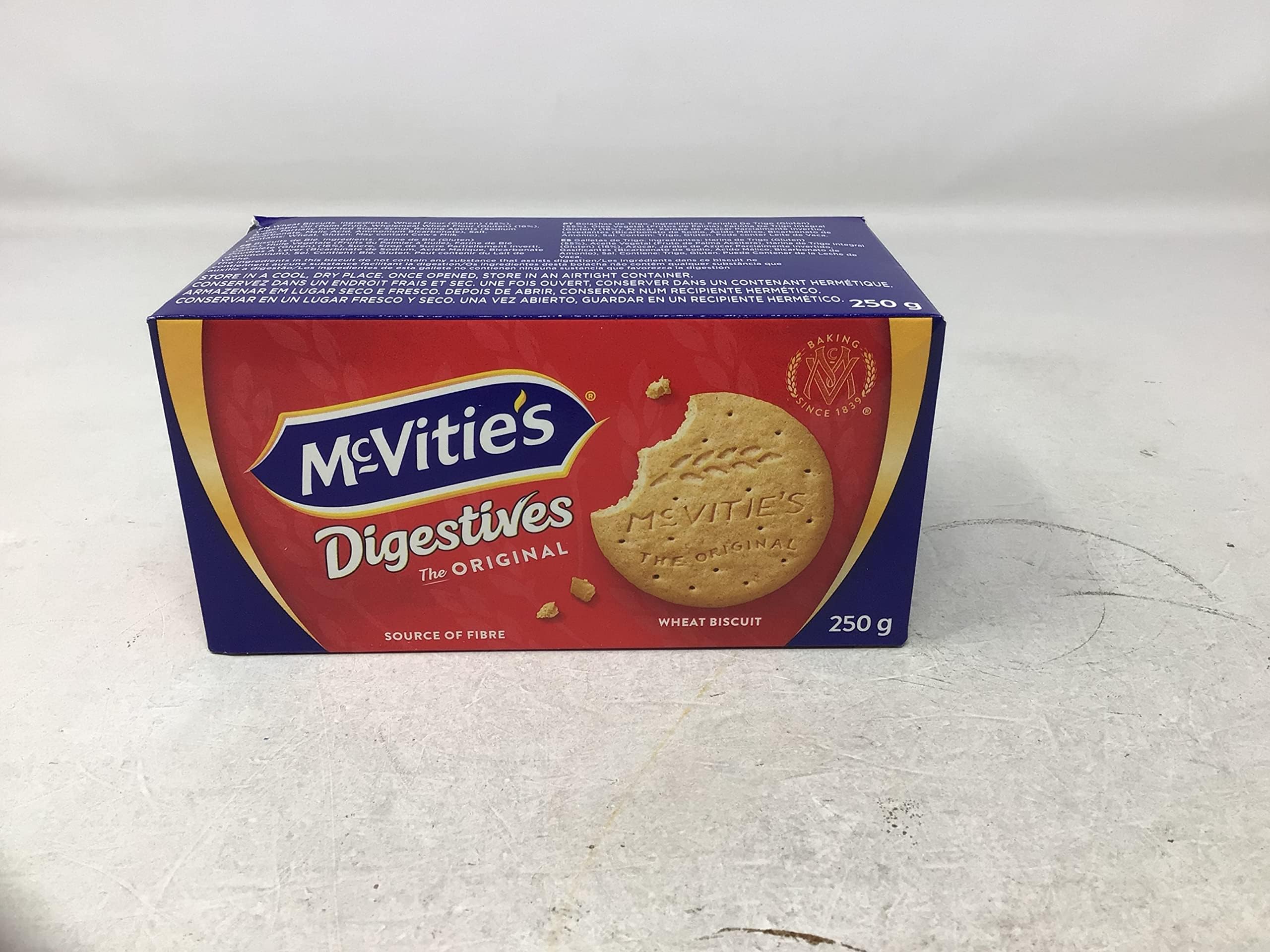 McVitie's open pack with biscuits ready to eat and convenience benefit