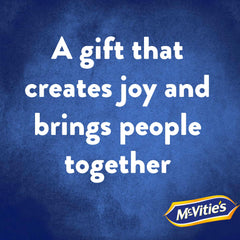 Opened McVitie's Family Circle pack with biscuits inside demonstrating resealable convenience