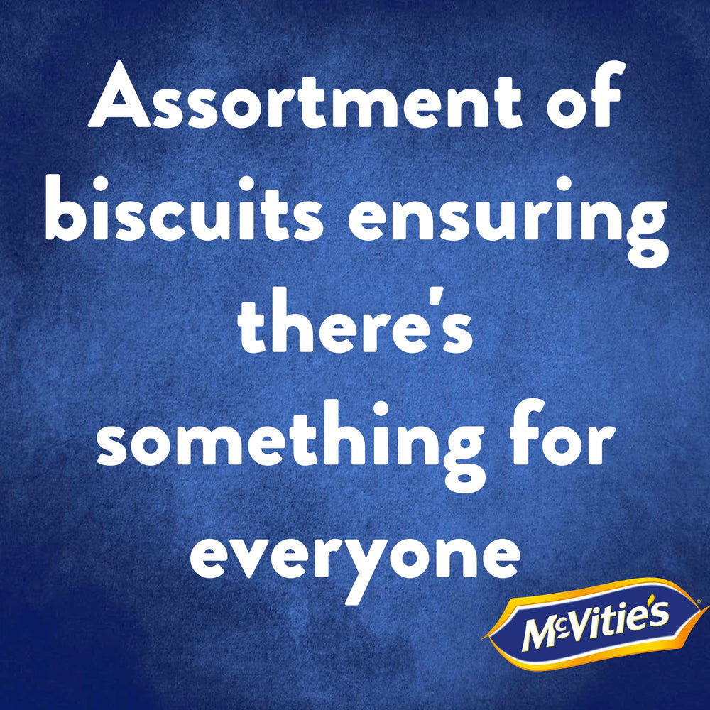 McVitie's biscuits served on plate beside tea illustrating perfect pairing for breaks