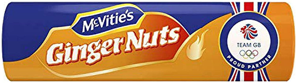 McVitie's nutrition label close-up displaying ingredient details and nutritional facts
