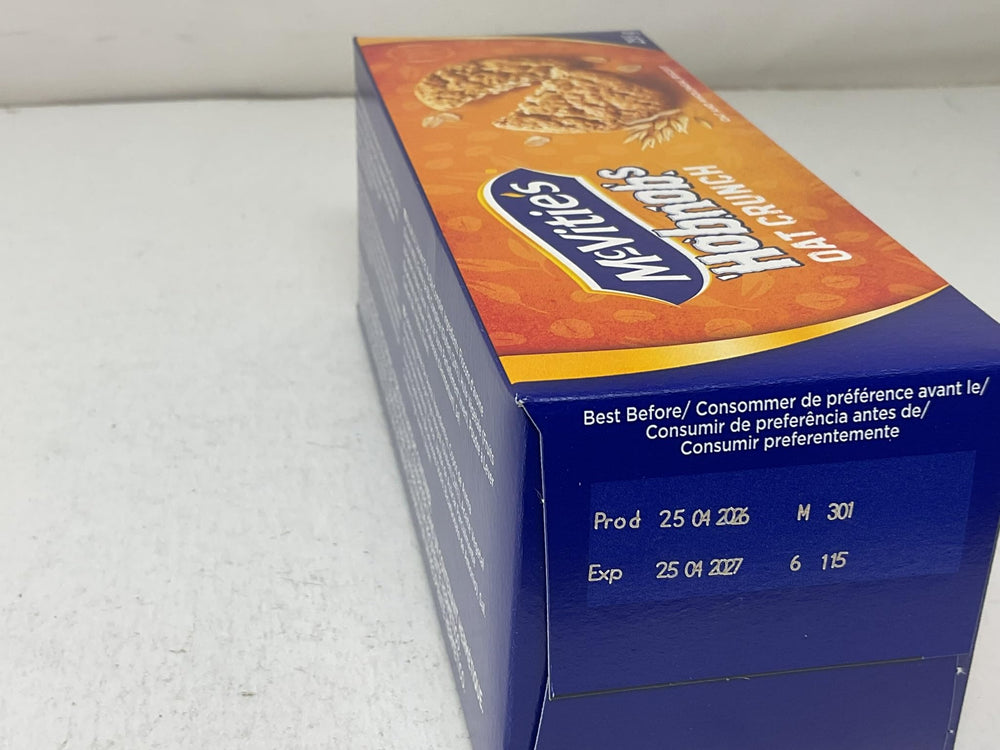 McVitie's biscuits dunked in cup showing dunking stability