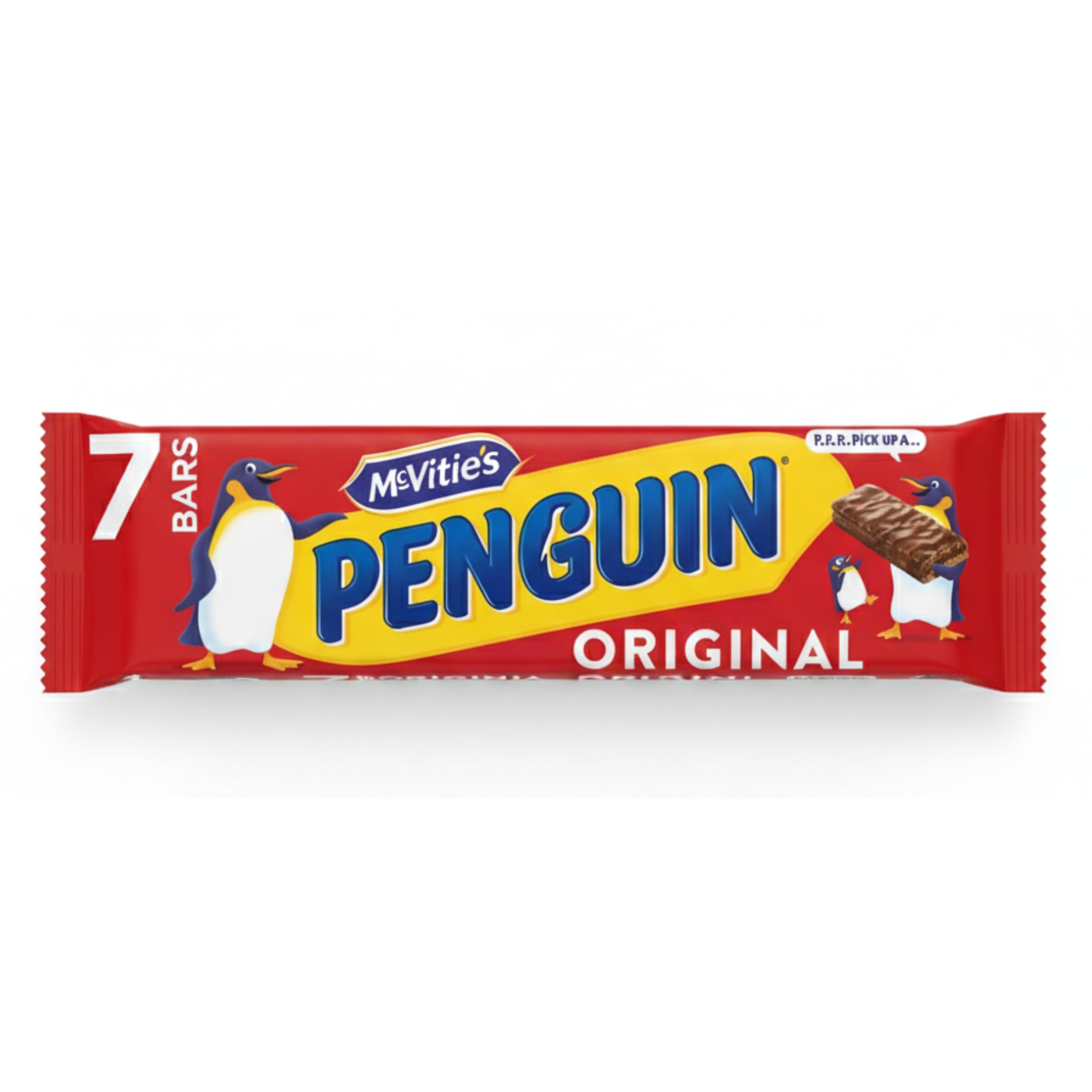 McVitie's front packaging showing seven-pack and brand for easy selection