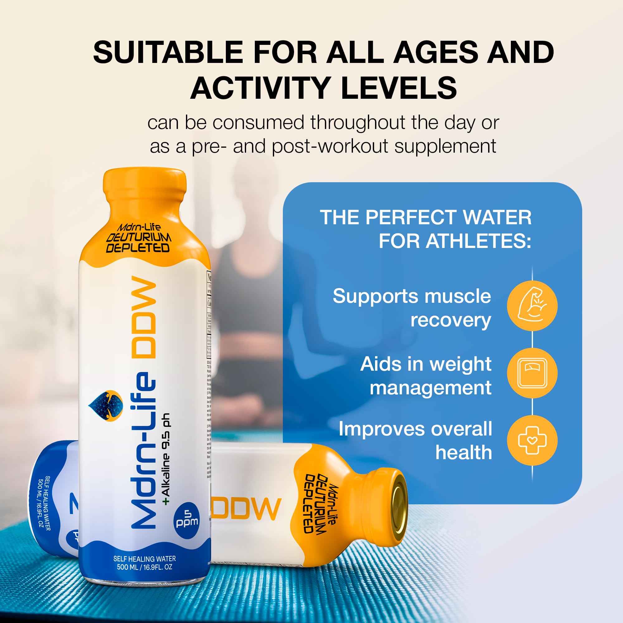Mdrn-Life bottle cap and seal detail showing secure packaging and freshness benefit