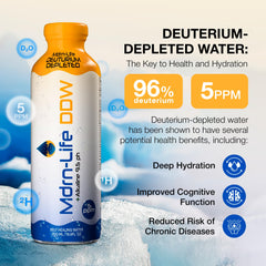 Mdrn-Life twelve 500ml glass bottles displayed for convenient case benefit
