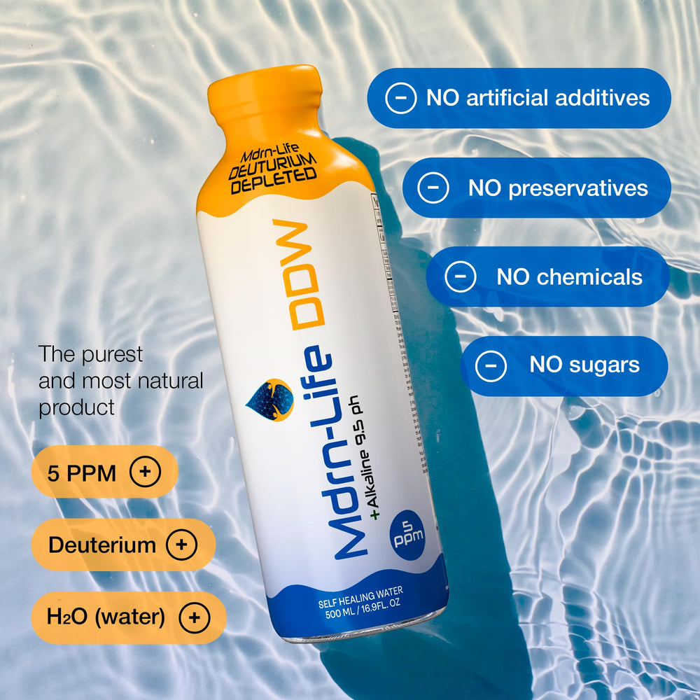 Mdrn-Life bottle on kitchen counter in lifestyle scene showing everyday use benefit
