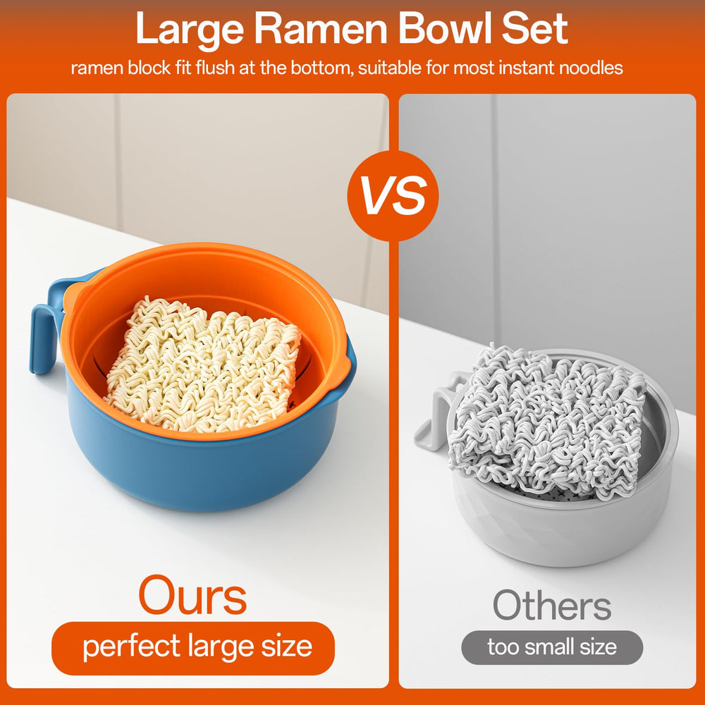 MEACOLIA lid and built-in strainer detail preventing microwave splatter benefit