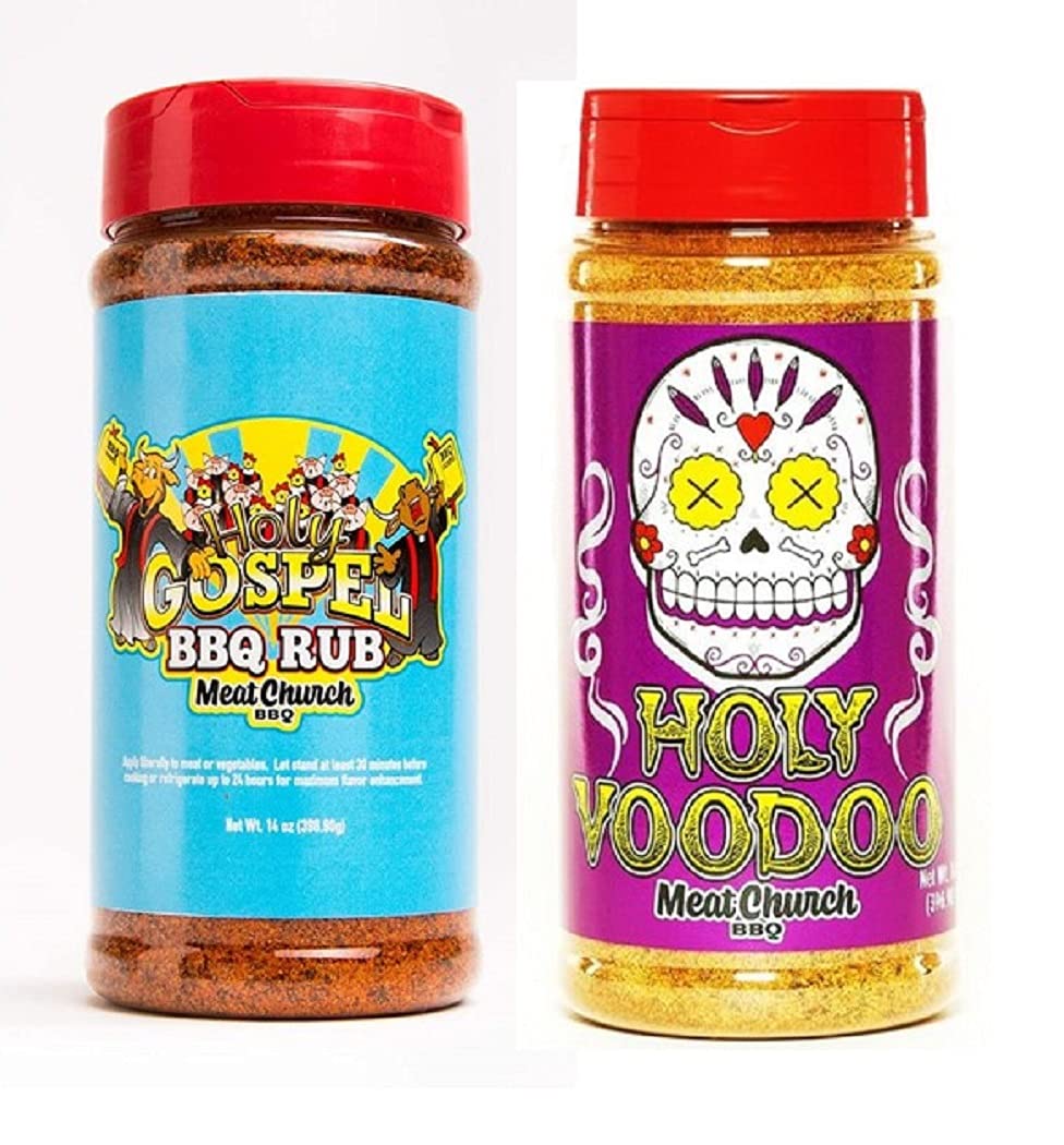 Meat Church Holy Gospel bottle front showing label and ingredient hint for balanced sweetness