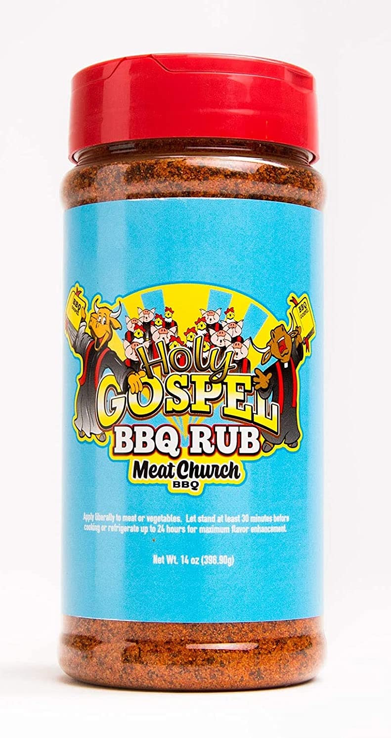 Meat Church Holy VooDoo bottle front showing label and jalapeño-savory appeal