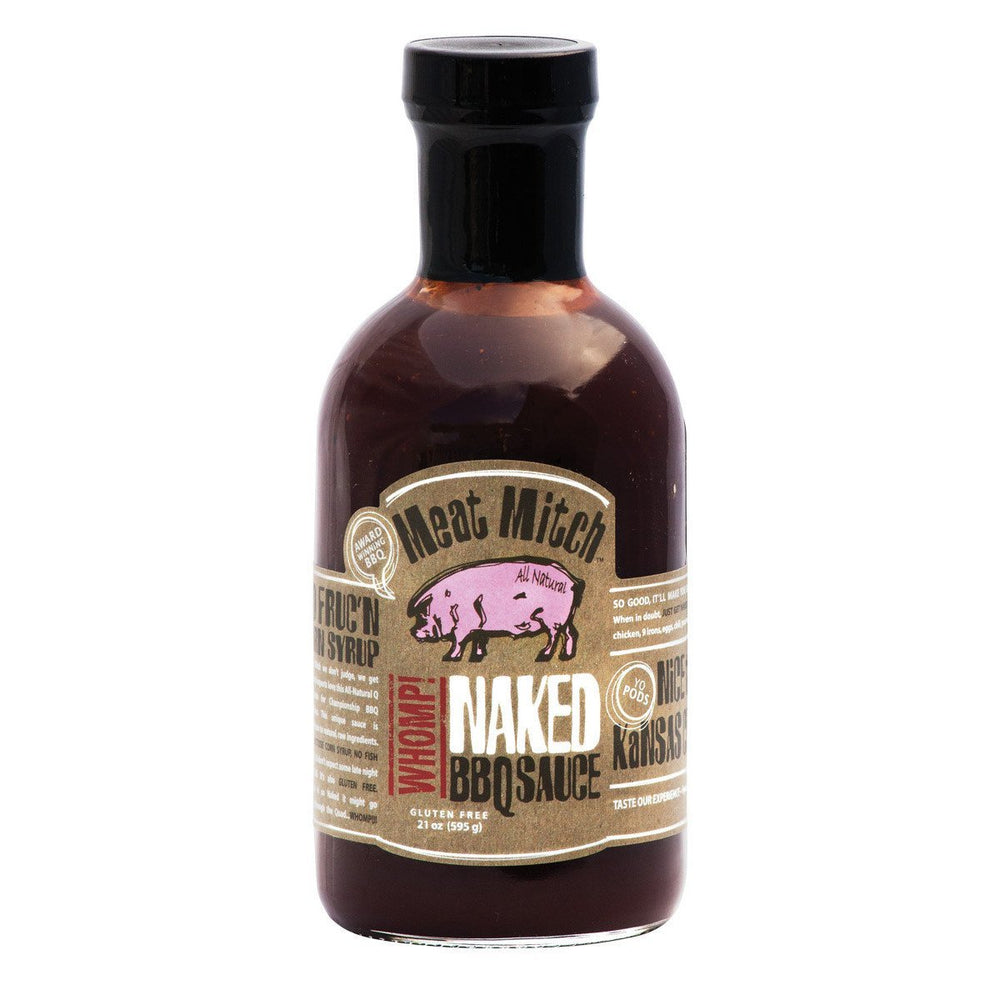 Meat Mitch bottle front view showing label and clean ingredients benefit