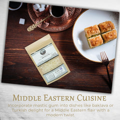 Mediterranean Products Greek Farmers resin texture detail showing natural quality