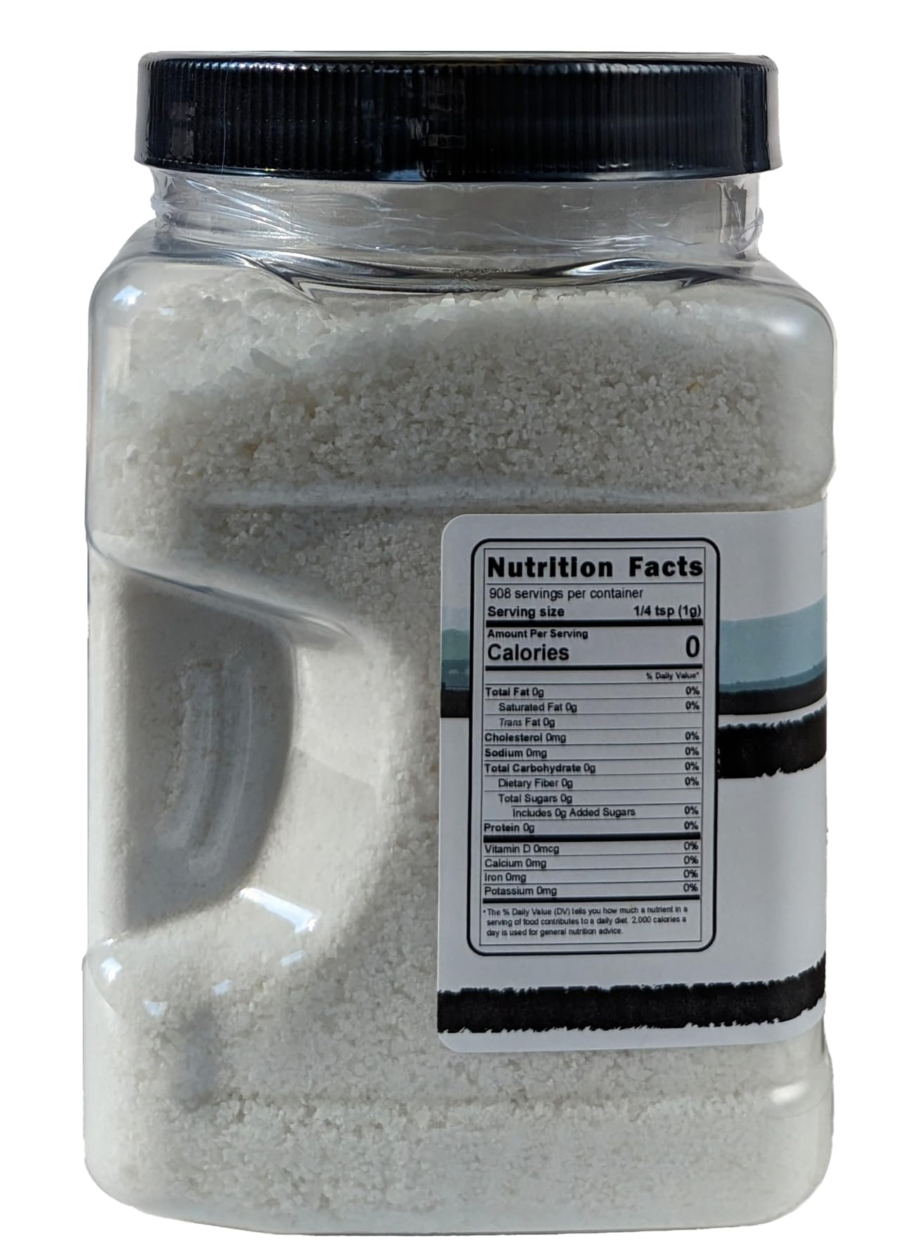Medley Hills Farm open reusable container pouring alum for easy transfer